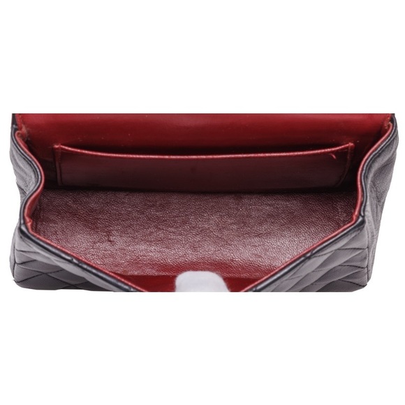 Chanel Mini Matelasse Circle Coco Turnlock Chain Lambskin Black - Picture 6 of 7